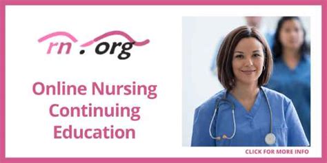 online continuing education for nurses.
